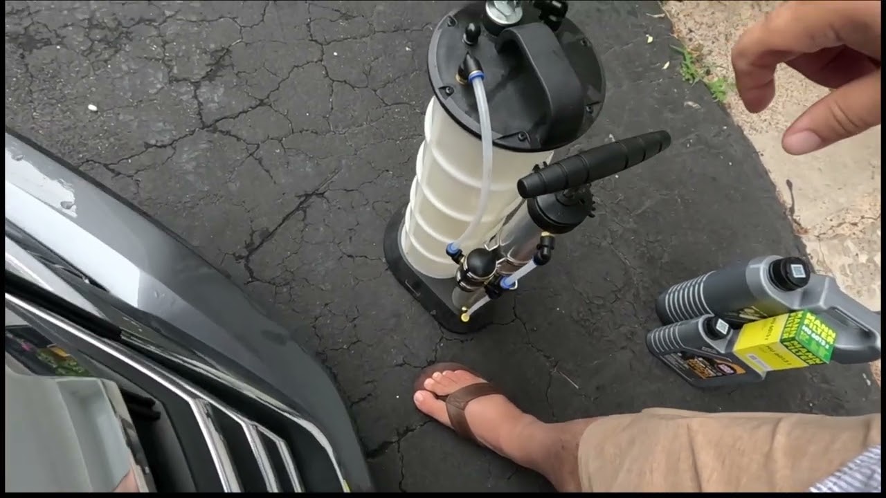 The complete oil change process for the 2020 Volkswagen VW NMS Passat 4 cylinder 2.0 turbo engine 