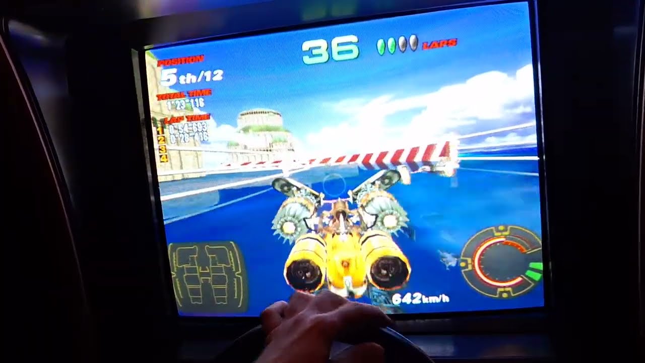 Star Wars Racer Arcade Playthrough (Demul/PC) on Initial D Cabinet