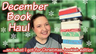 December Book Haul | What Bookish Items I Got for Christmas!!!