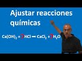 Cómo ajustar reacciones Químicas