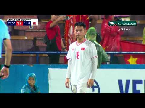 هدف التعادل لمنتخب فيتنام ضد منتخبنا الوطني #اليمن