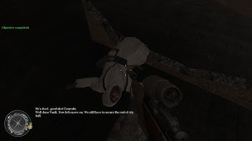 COD2 - You Can Kill Red Building Sniper With Punch