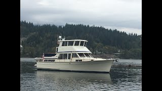 Tollycraft 48 Yacht delivery to Yard for service and Vancouver BC Tour!