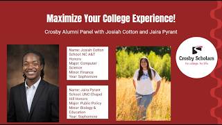 HS Senior/College Freshman Webinar: Maximize Your College Experience (OR Surviving Freshman Year)