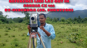 Reference Line Layout In SOKKIA CX 105