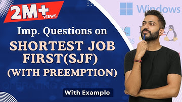 L-2.6: Question on Shortest Job First(SJF) with Preemption Scheduling Algorithm