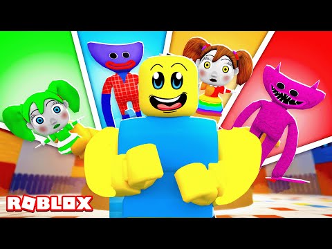 UNLOCKING *RAINBOW HUGGY* IN ROBLOX FIND THE POPPY PLAYTIME PETS (ALL PETS UNLOCKED)