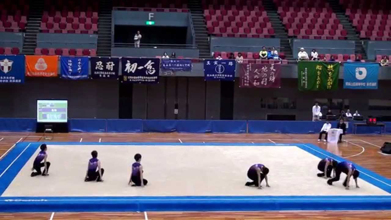 2015新体操選抜大会 第4位 名取高校