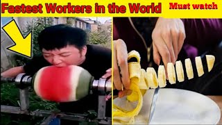 World's FASTEST Workers! (MUST WATCH)