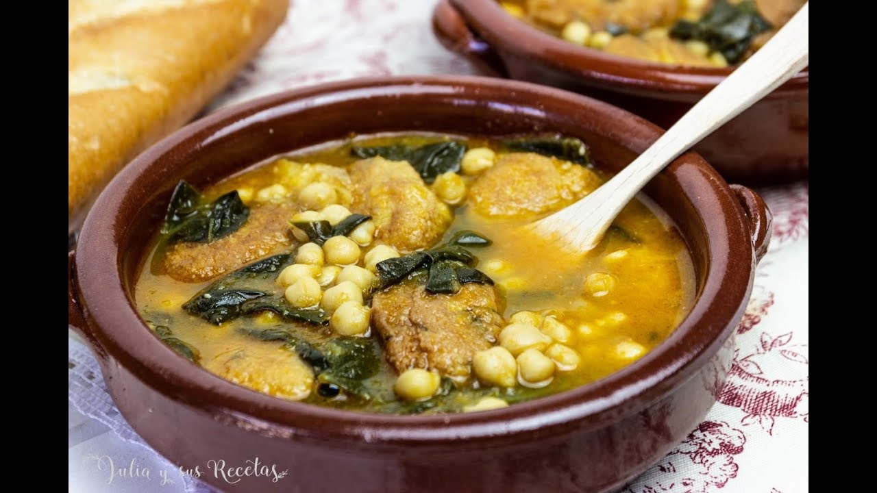 Cómo hacer potaje de cuaresma | CON ACELGAS Y PANECILLOS