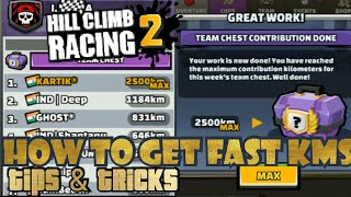 Hcr2-How to get fast kms(easy tips & tricks)- you can use to do 120kms=1 hours | Hill climb racing 2 screenshot 3