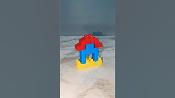 Building Blocks House 🏡| Lego |Satisfying Diy | ASMR sound #asmr #asmrsounds #shortvideo #shorts