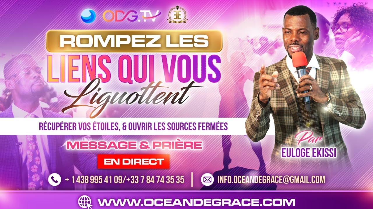 BRISER LES MALÉDICTIONS ET LES CHAÎNES INVISIBLES DE RETARD || Euloge Ekissi