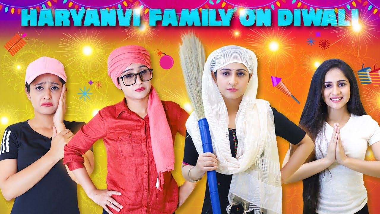 Haryanvi Family on Diwali | Rakhi Lohchab | - YouTube