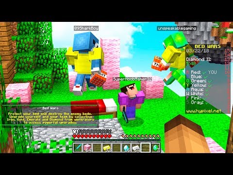 ADMIN GAVE EVERYONE CREATIVE MODE in MINECRAFT BED WARS! #Minecraft