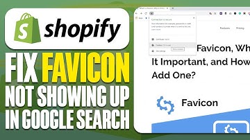 How To Fix Shopify Favicon Not Showing Up In Google Search (2025)