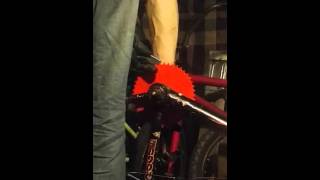 How to install a three-piece Haro cranks on a Redline Rogue Pro BMX bike