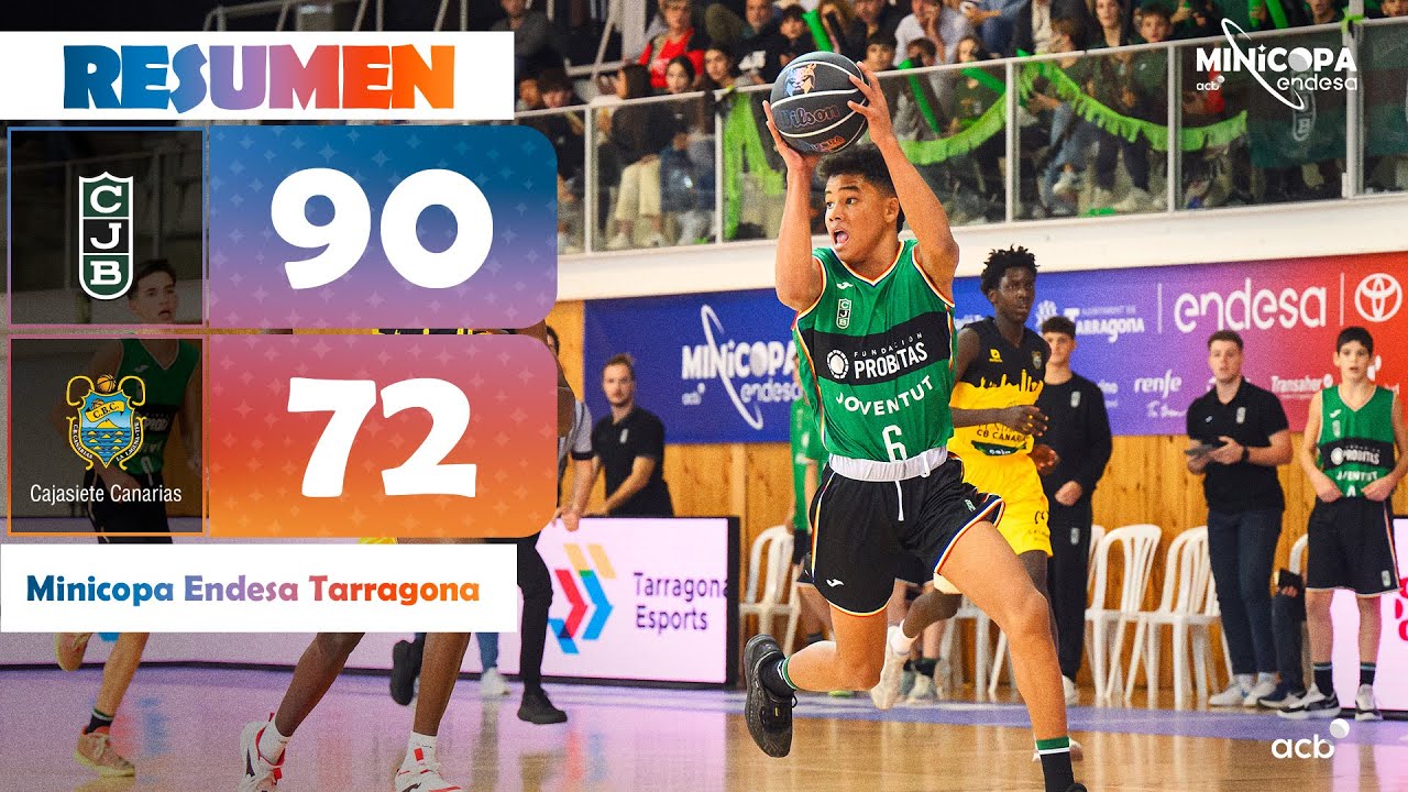 Joventut Badalona - Cajasiete Canarias (90 - 72) RESUMEN | Minicopa ...