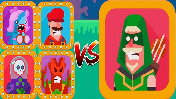 Bowmasters - Robin The Quickshooter Tournament Challege Gameplay Walkthrough iOS/Android