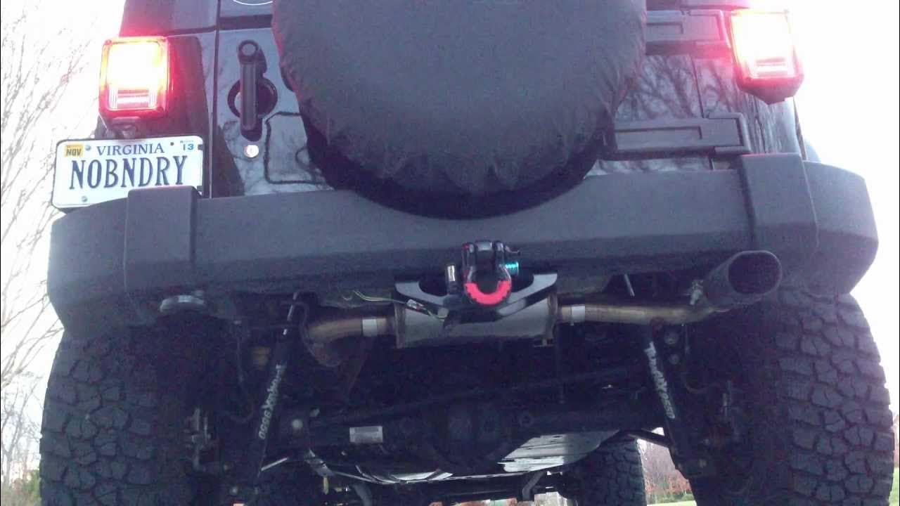 Banks monster exhaust jeep jk YouTube