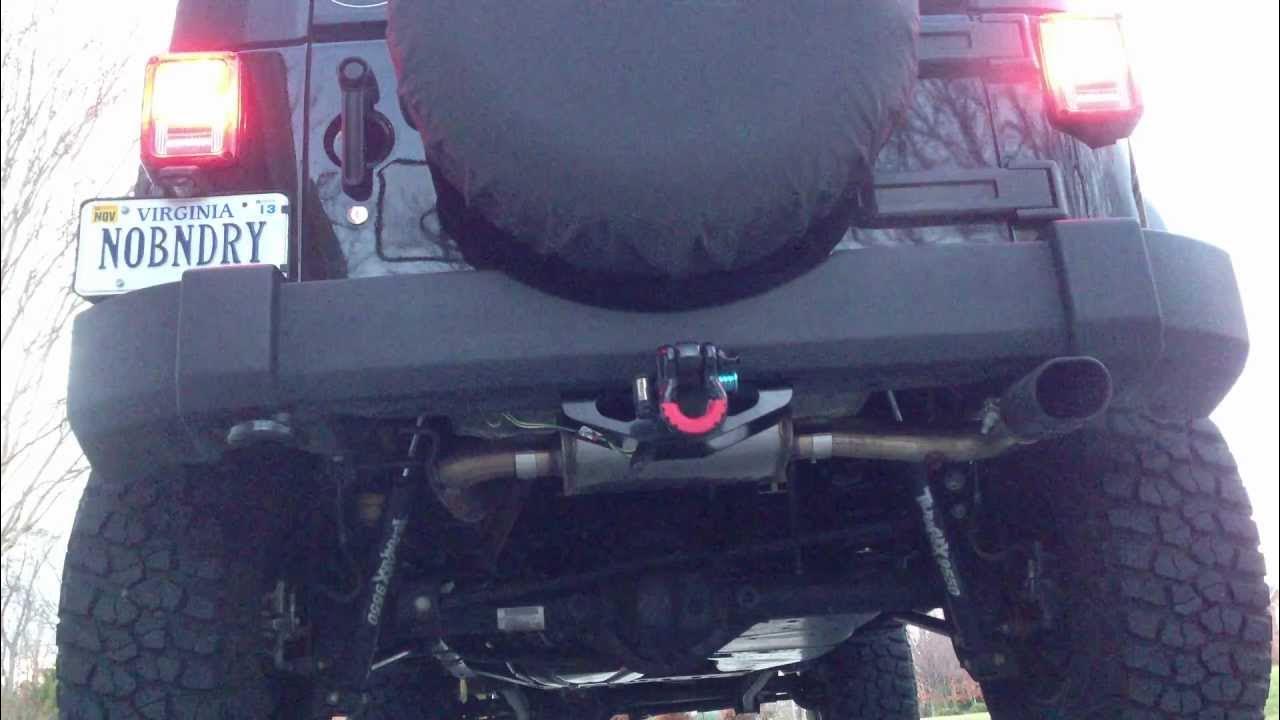 Banks monster exhaust jeep jk - YouTube