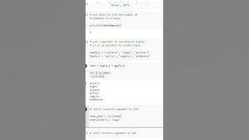 How Do We Concatenate Tuples in Python? #python #pythons #pythonprogramming #shorts