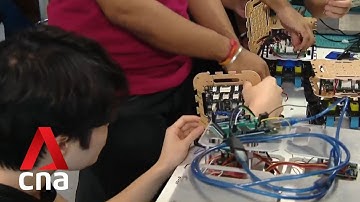 SUTD piloting transformer robots to introduce students to robotics