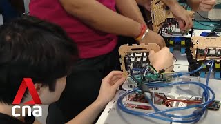 SUTD piloting transformer robots to introduce students to robotics