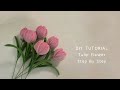 Diy flowers  how to make tulip flower step by step 79  handmade diy pipe cleaner flowers