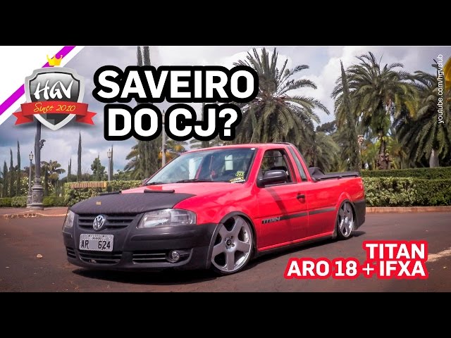 Saveiro Titan com rodas orbital aro 18