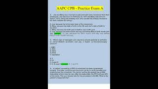 aapc cpb practice exam a questions verified answers 2025 2026 video