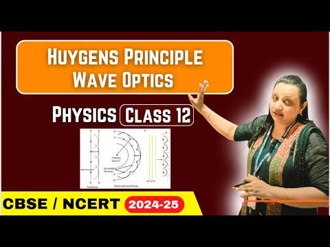 Huygens principle and Wavefront || Wave optics || 12th class physics ...