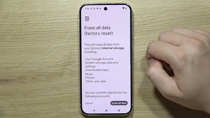 How to Factory Reset GOOGLE Pixel 9 Pro - Wipe All Data