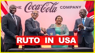 Ruto speaks at COCA-COLA Headquarters in Atlanta US