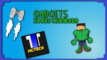 GADGETS IN ONE COMMAND! [Minecraft] [OneCommand]