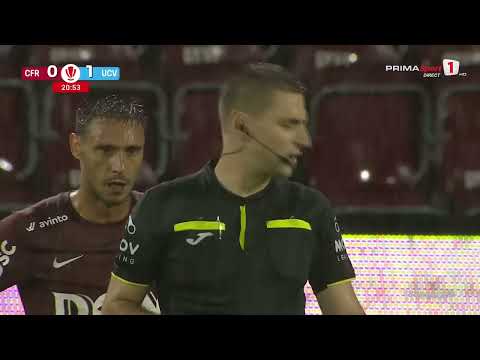 GOOOL! CFR Cluj - CSU Craiova 0-1. Nsimba deschide scorul pe o ploaie torențială în Gruia
