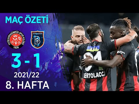 Vavacars Fatih Karagümrük 3-1 Medipol Başakşehir MAÇ ÖZETİ | 8. Hafta - 2021/22