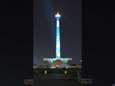 Indahnya Pemandangan di Pelataran Monas Jakarta, Bersih Rapi dan Penuh Sejarah ❣️⭐️