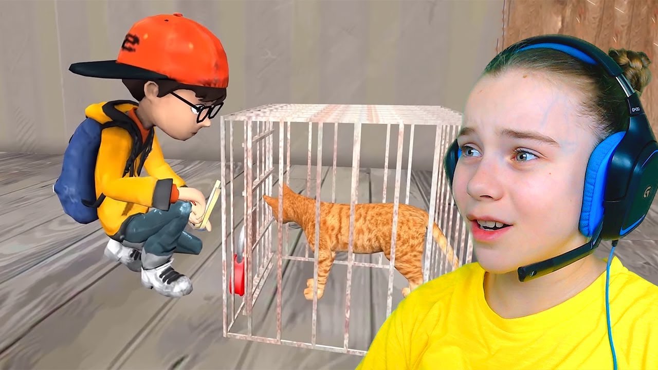 МИСС ТИ выпнула КОТА Злая Учительница Scary Teacher 3D