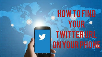 How to find your twitter URL from your phone