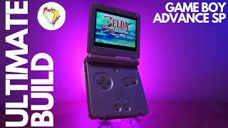 EASIEST way to make the ULTIMATE Gameboy Advance SP! FunnyPlaying IPS Screen and Retro Modding Shell