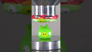 Angry Birds Vs. 300 Ton Hydraulic Press 🤩🤣😱 #Satisfying #Angrybirds #Asmr