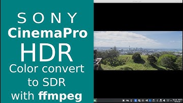 Sony Xperia 1/5 (II) CinemaPro -  Correct colors with ffmpeg