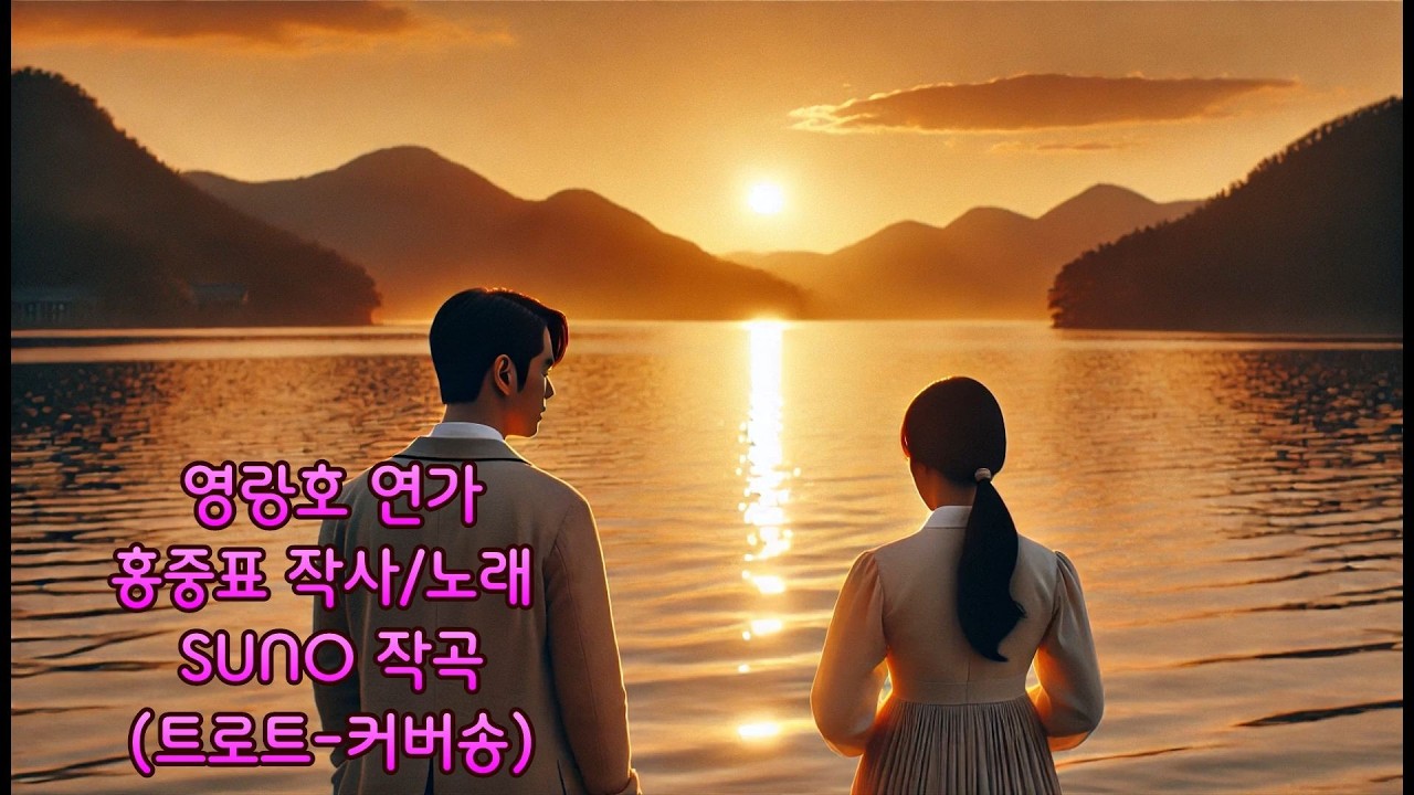영랑호 연가 - 홍중표 작사 노래/ SUNO 작곡 (트로트 - 커버송)