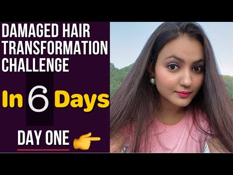 1 WEEK HAIR TRANSFORMATION CHALLENGE  Repair Your Extreme Dull Dry Damaged  amp Thin Hair in just 6 Days