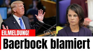 Trump demütigt Baerbock vor aller Welt – AfD steigt auf, UN zerbricht!