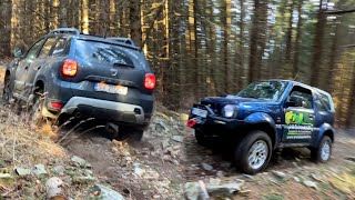 Duster 4x4 vs Suzuki Jimny Forest Offroad 2024