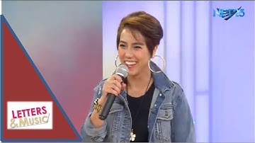 Maricar Riesgo promotes her latest single "Itinakda" (NET25 LETTERS AND MUSIC)