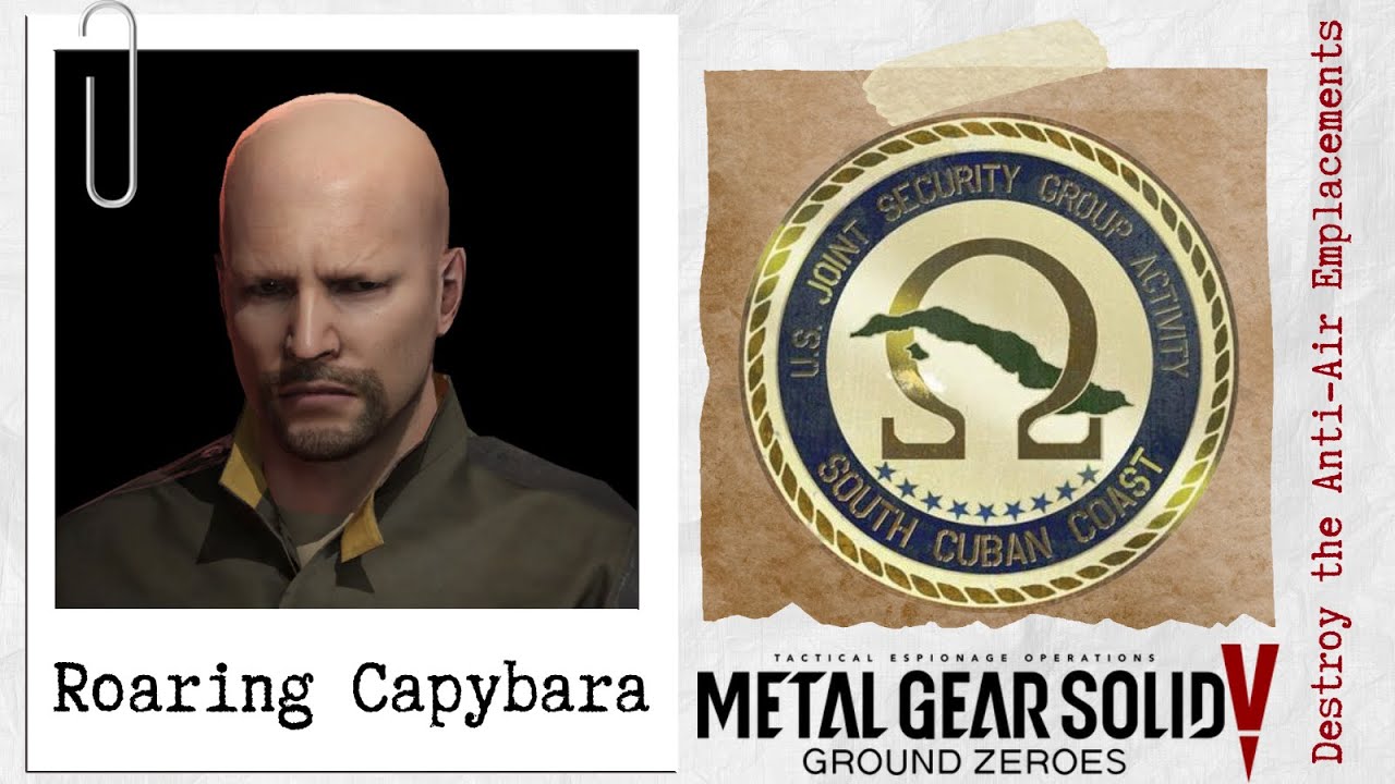 MGSV Unique Staff 160: Roaring Capybara