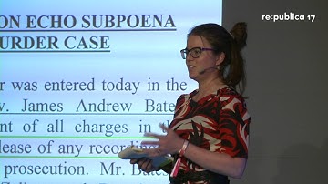 re:publica 2017 - The Internet of Shit Goes to Court - When Smart Devices Betray Their Owners